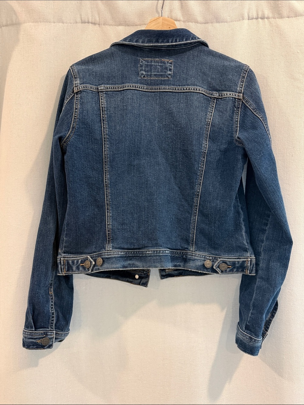 LOFT Medium Blue Denim Jean Jacket - Picture 6 of 7